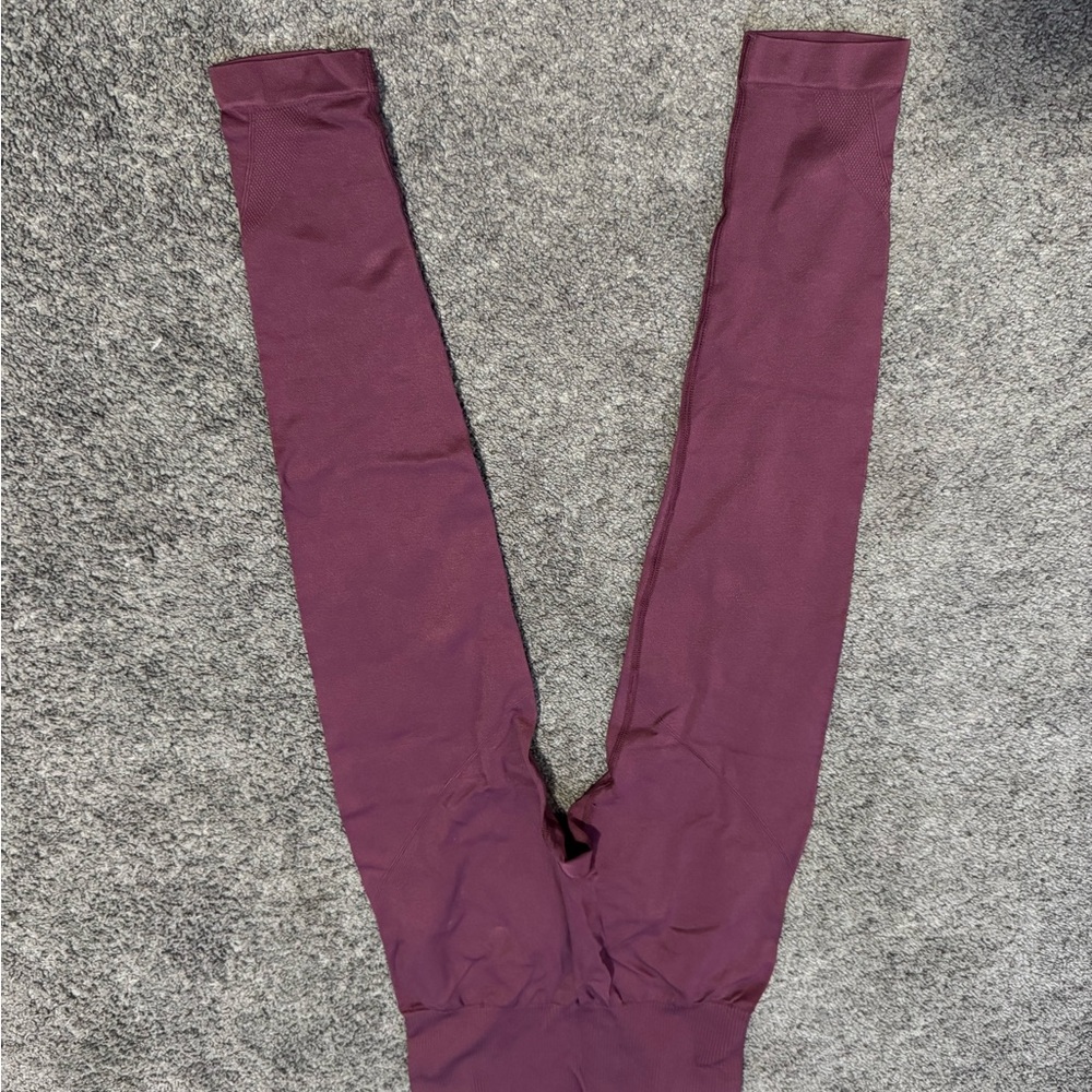 Purple High-Waisted Leggings